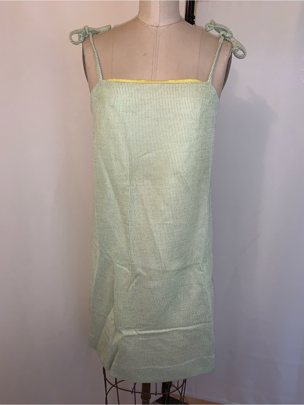 Vintage 1960’s dead stock futuristic mesh sun dress M 21st Century